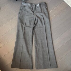3.1 Phillip Lim Tailored Wool Blend Flare Trousers Gray Sample Size 2